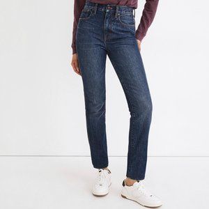 Madewell Women's Perfect Vintage Straight Leg Jeans - Dark Blue
